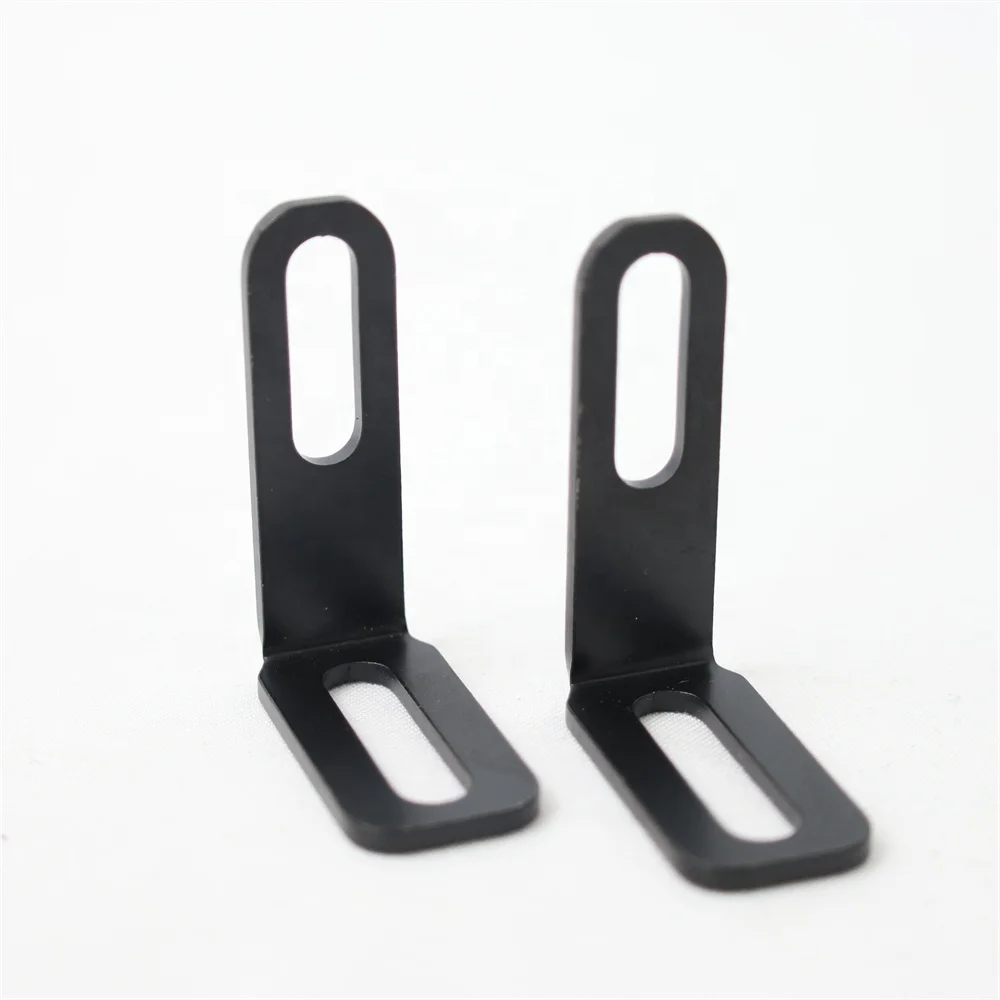 Universal Motorcycle Spotlight Adjustment Long Hole Double Head 90 Degree Angle Fixer Connector L Bracket Angle Iron Piece