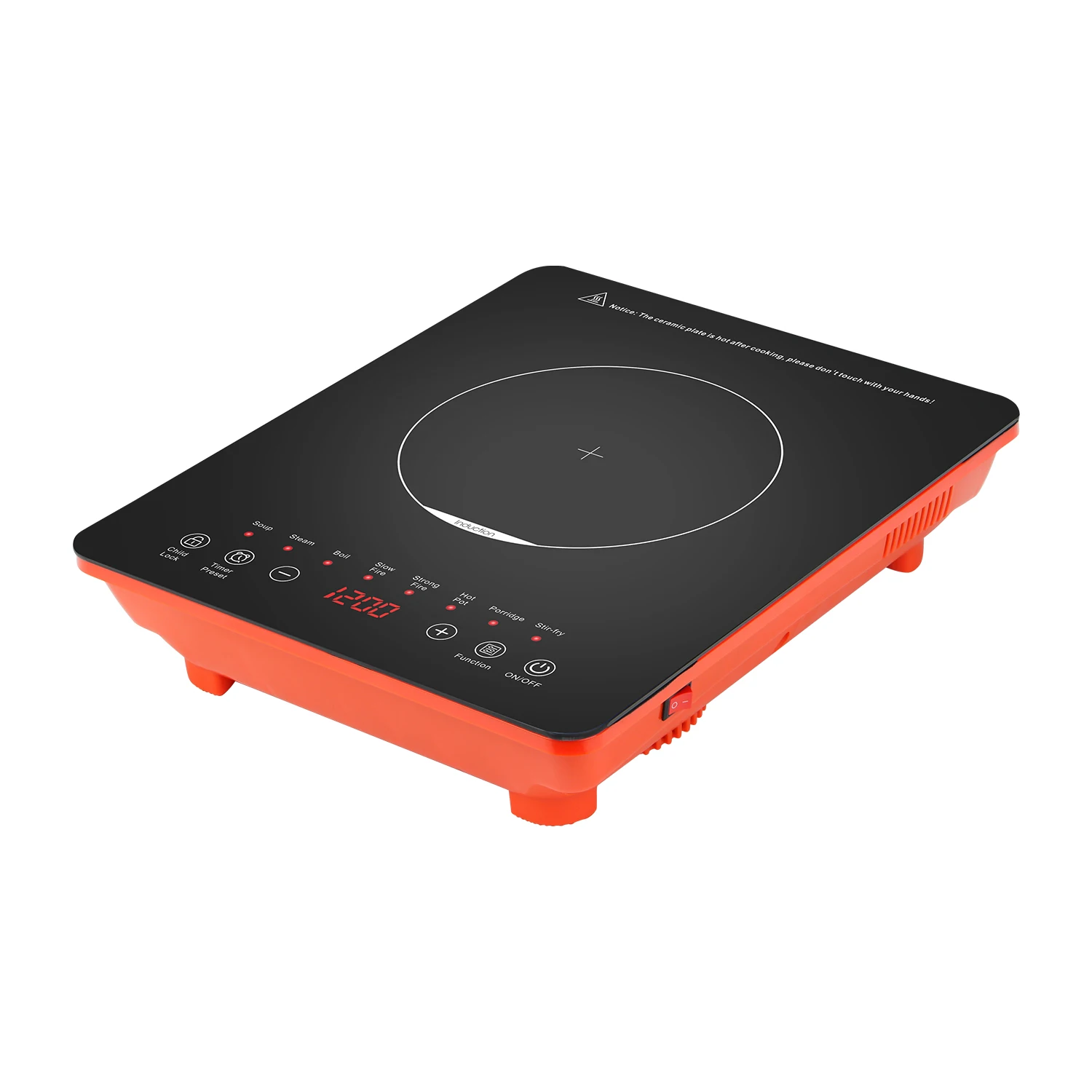 Manufacer 12v 24v Dc Induction Cooker Solar Ceramic Pot For Camping