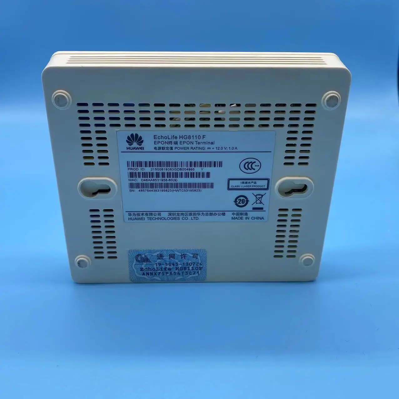 Huawei Original English Version Onu Ont Hg8110f Router 1fe Gpon Low ...