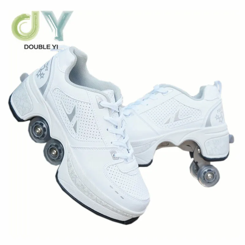 Deformed Shoes and  Roller Skates For Adults  Wholesale 4 Wheels Skate Shoes