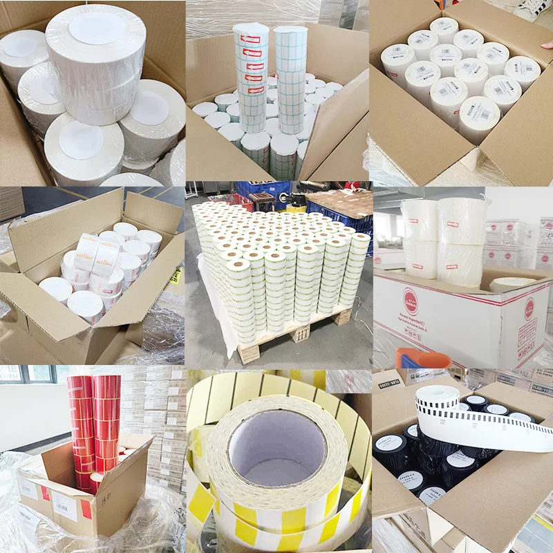 Fanfold экологически чистый waybill клей Водонепроницаемая Доставка Клейкая упаковка jumbo roll 4x6 6x4 100x150 58x40 4x5 a4 термальная этикетка