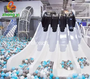 Complete ZhongYi Kids Indoor Playground Equipment CE TUV Certified for 3-15 Years Old with Safety Features