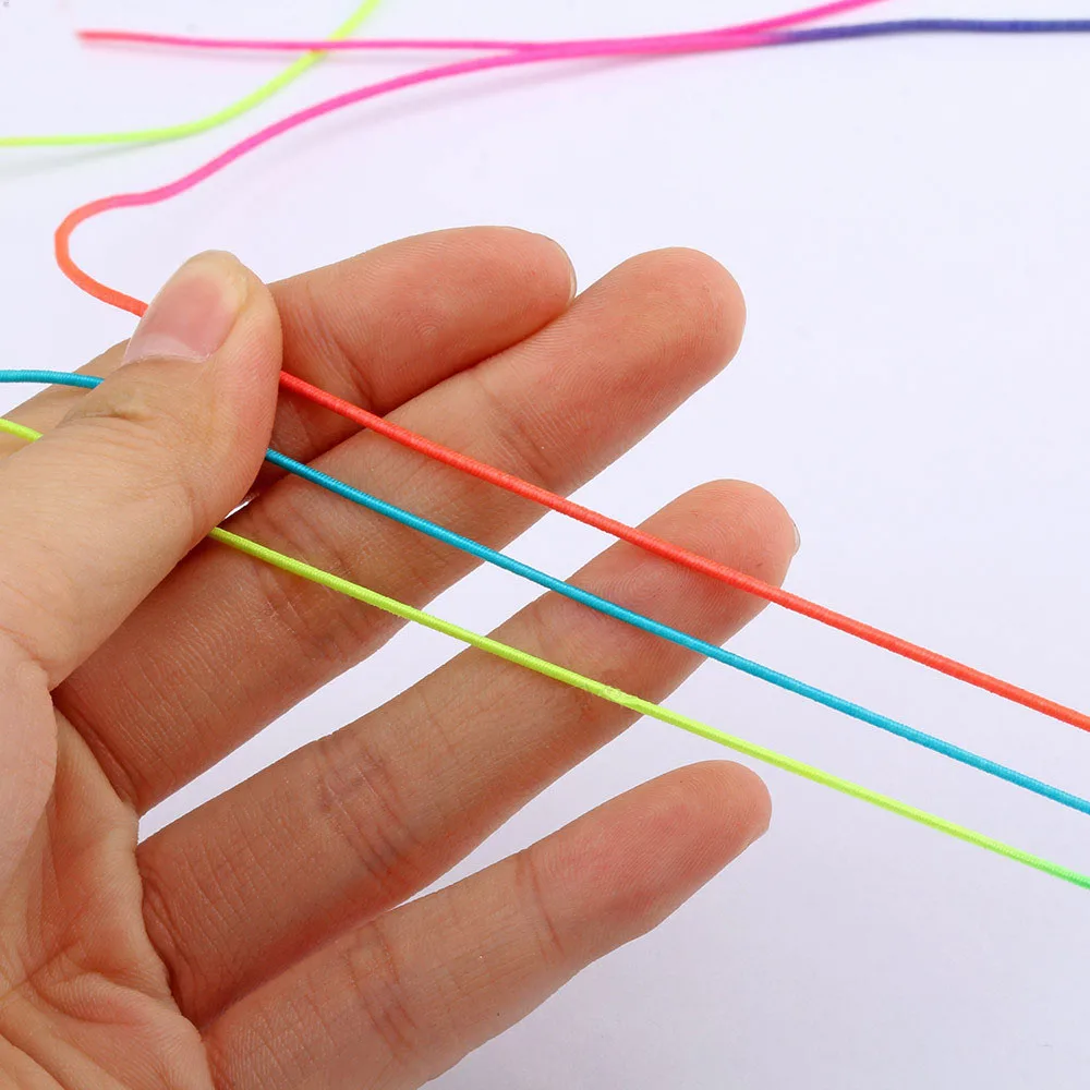 HASTHIP Stretchy Bracelet String 1mm Rainbow Elastic For Making, 328Ft