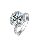 14K 18K custom HPHT CVD Lab grown natural diamond ring price engagement ring diamond real diamonds rings