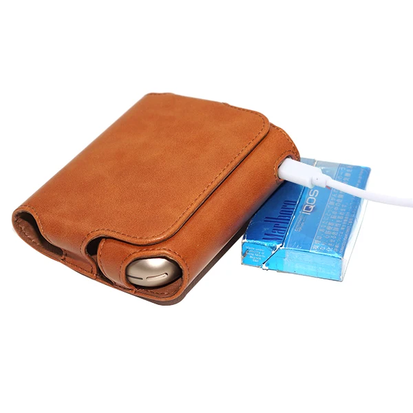 2021 New casing PU leather wallet cigarette case for Iqos series 4 ILUMA  shell accessories cover case