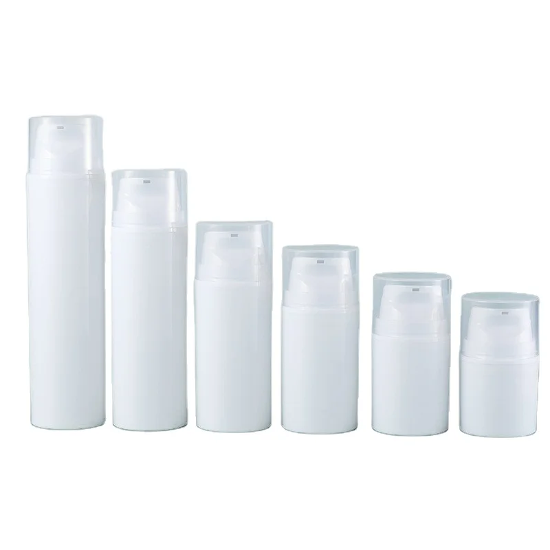 Hot sale airless lotion bottles emulsion bottle 200ml vacuum big volume airless bottle for cosmetic packaging