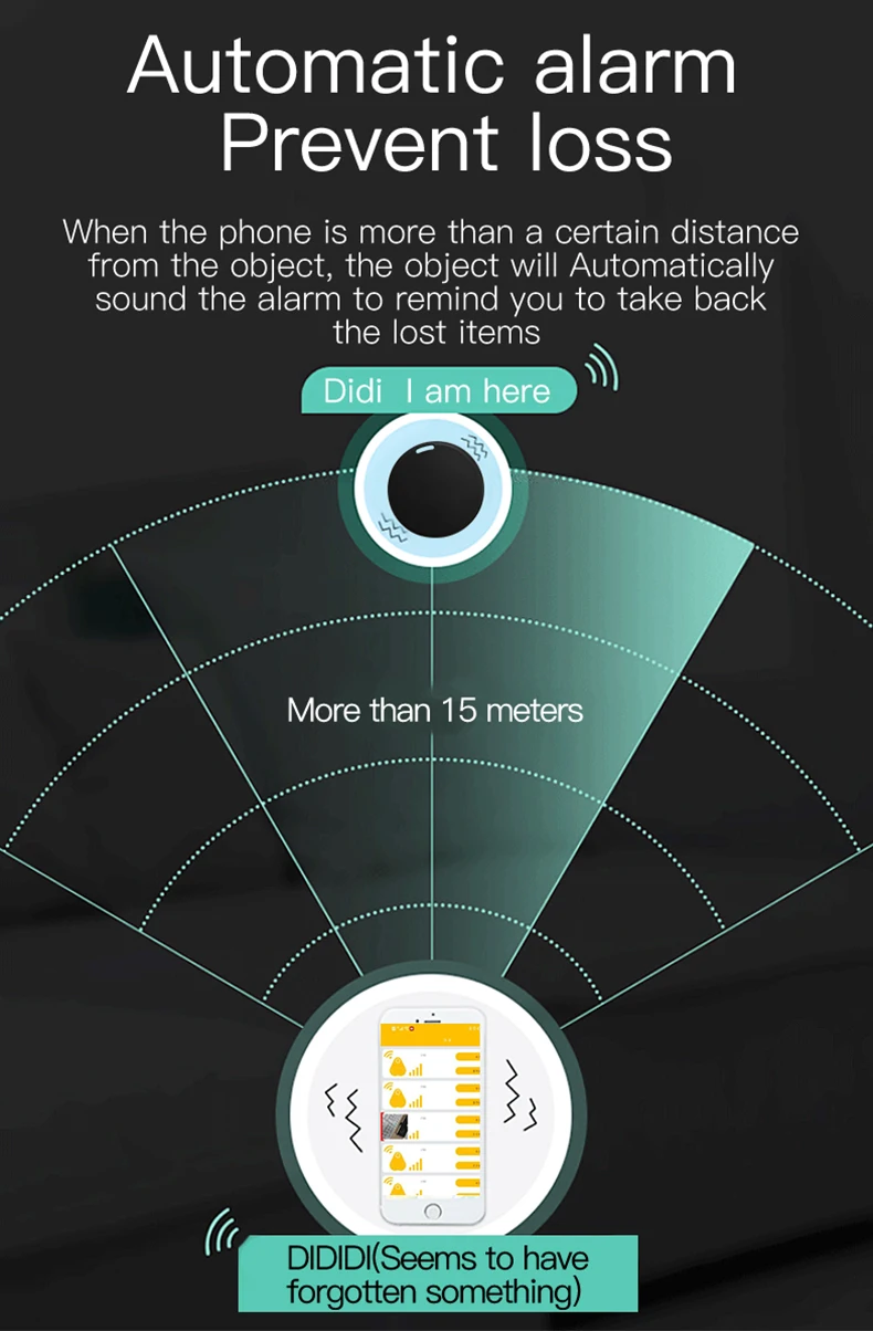 gps anti-lost recording tracking bluetooth smart anti-lost device