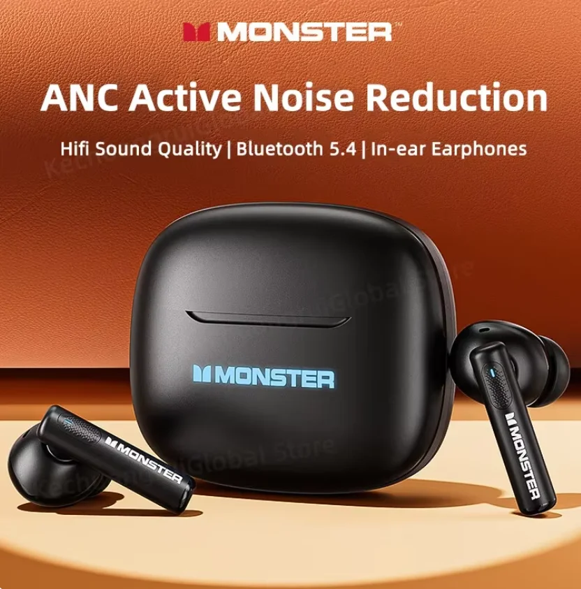 Monster XKT26 ANC ENC Earbuds - Noise Cancelling TWS Headphones
