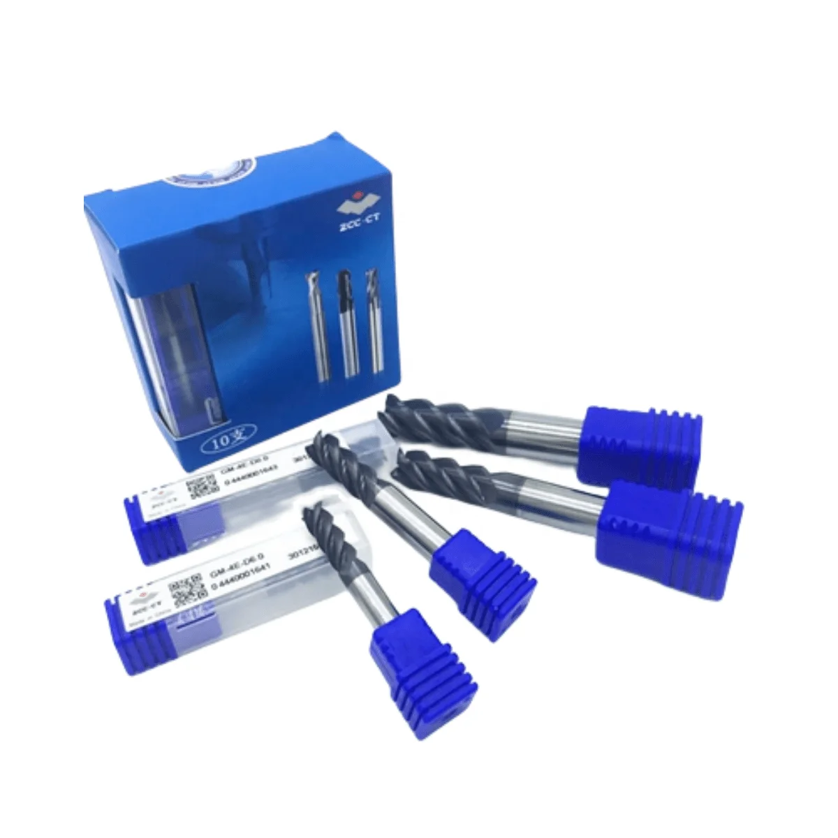 Zccct Zccctgenuine Zhuzhou Carbide End Mill Gm4ed4 6 8 10 12 Drill 4