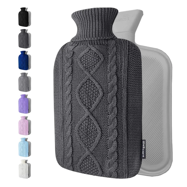 Knit 2L Plush Hot Water Bottle