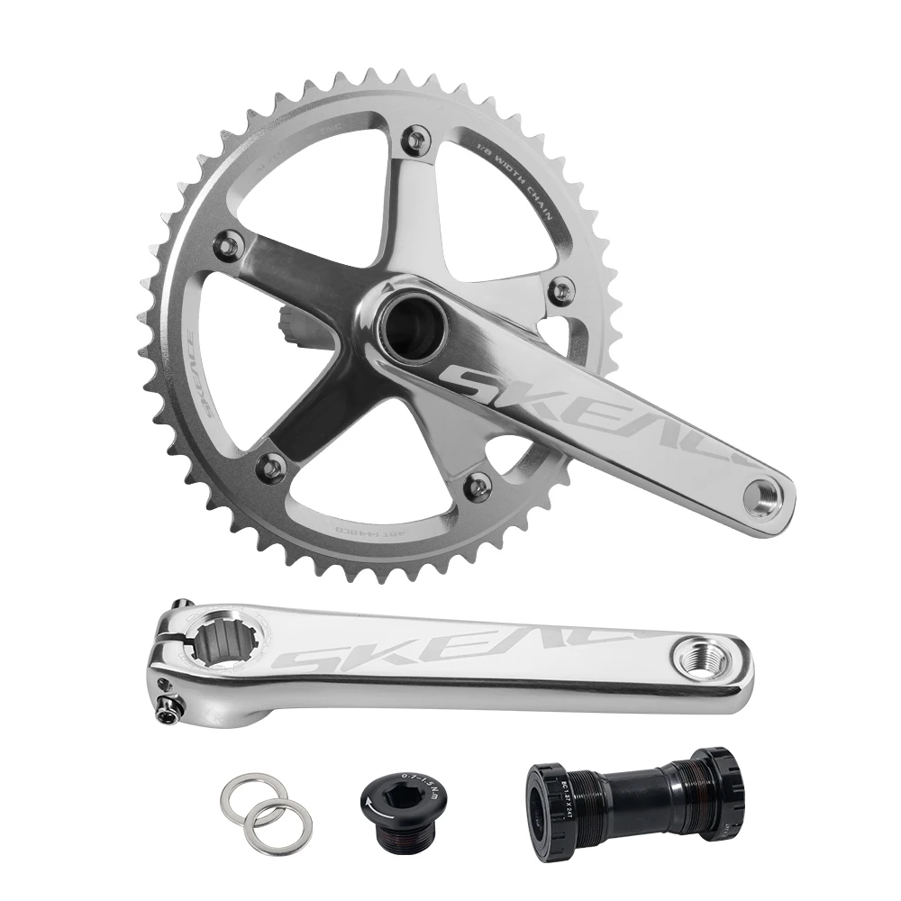 Skeace BCD 144mm Fixie Bike Racing Crankset - 165mm, 48T
