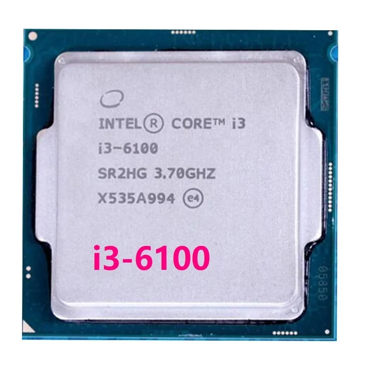 Cheap Core I3 6100 Processor Dual-Core CPU
