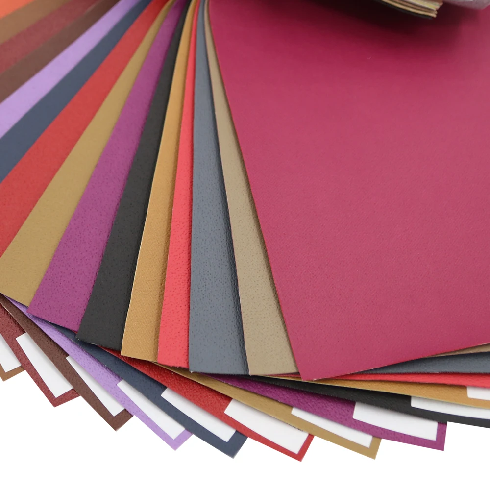 Faux Leather Polyurethane Textile Embossed Fabric Raw Material PU Synthetic Pig Skin for Shoe Lining Material