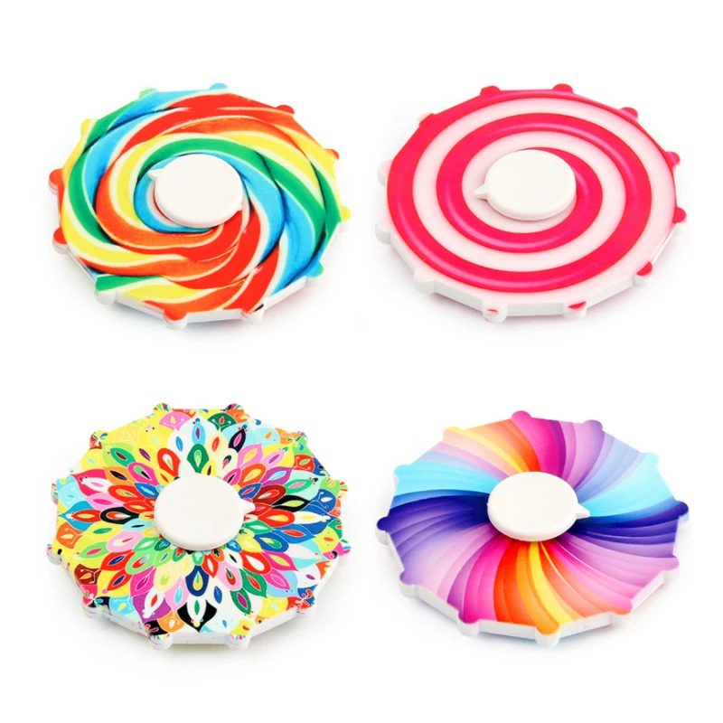 New Style Running Animation Dynamic Fidger Spiner Toys Cartoon Character Figet Stress Hand Fidget Spinner
