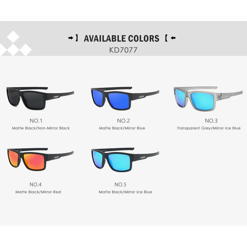 KDEAM 2021 New Arrival TPX Floating Polarized Men Sunglasses  Fashion Women Sun Glasses KD7077