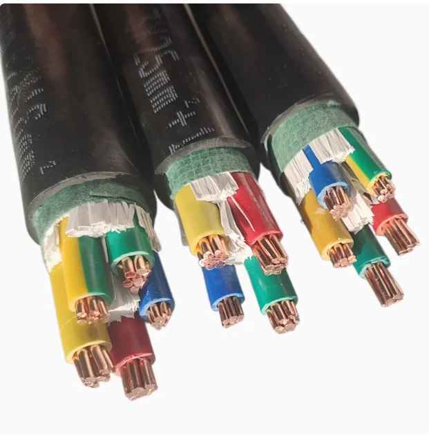 Lage En Hoogspanning Zr Yjv 0.6/1kv Nyy 3*240Mm Koperen Geleider Xlpe Pvc Schede Elektrische Kabel Stroomkabel