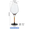 Orange gradient 1368 red wine glass