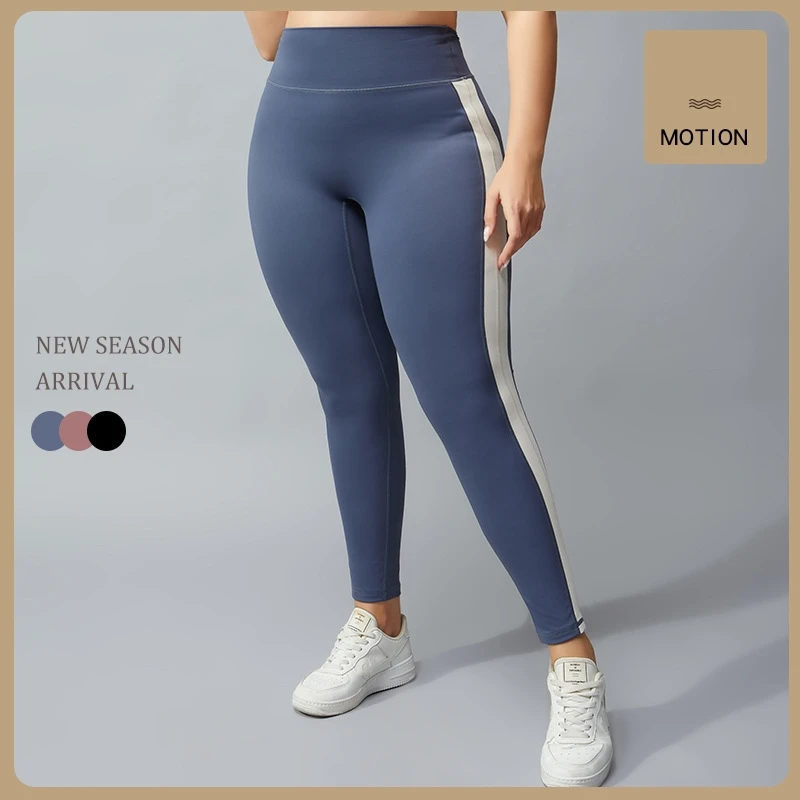 Customization Gym Twist Front Sport High Waist Leggings Active Wear 4XL Plus Size Legging For Women Fitne Nine-point Yoga Pants