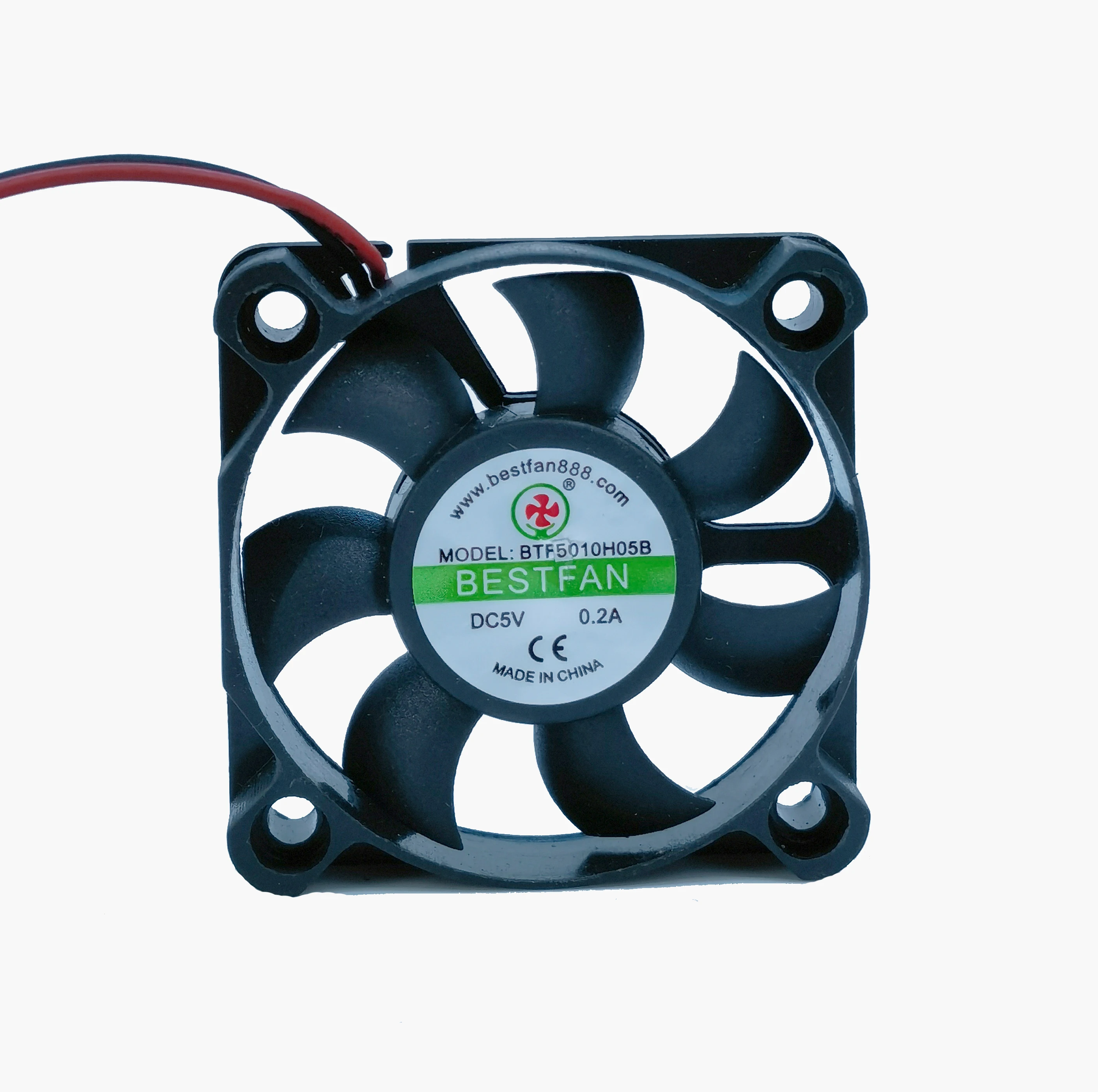 双滚珠轴承无刷dc 5v 12v 24v冷却风扇工厂低噪音高速50x50x10mm 5v