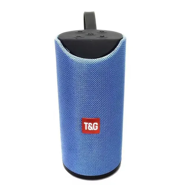 Tg113 Mini Wireless Outdoor Speaker Fabric and Plastic Battery-Powered Portable Bluetooth Stereo Bass Sound Speaker