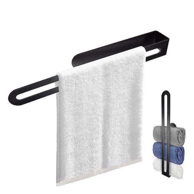 Towel Rail Without Drilling-towel Rail Stainless Steel, Self-adhesive Towel  Holder Stick For Bathroom And Kitchen (37cm)