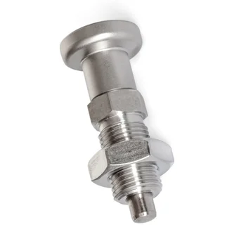 Nice quality CNC custom indexing plungers with rest position with stainless steel knob with lock nut
