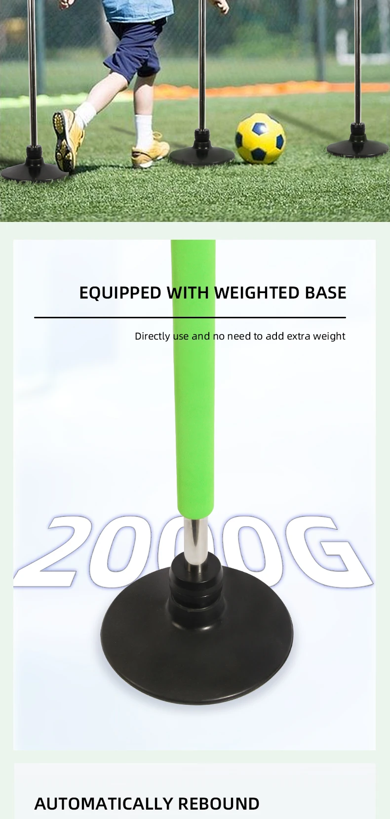Wholesale Agility Pole Tumbler Training Rod Flexible Speed Reaction