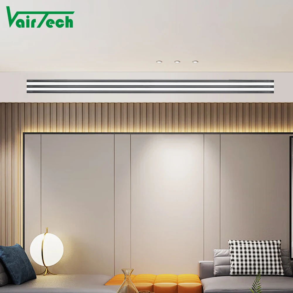 New Hidden Linear Slot Diffuser Invisible Ceiling Linear air Diffuser ALuminum Ventilation Grille
