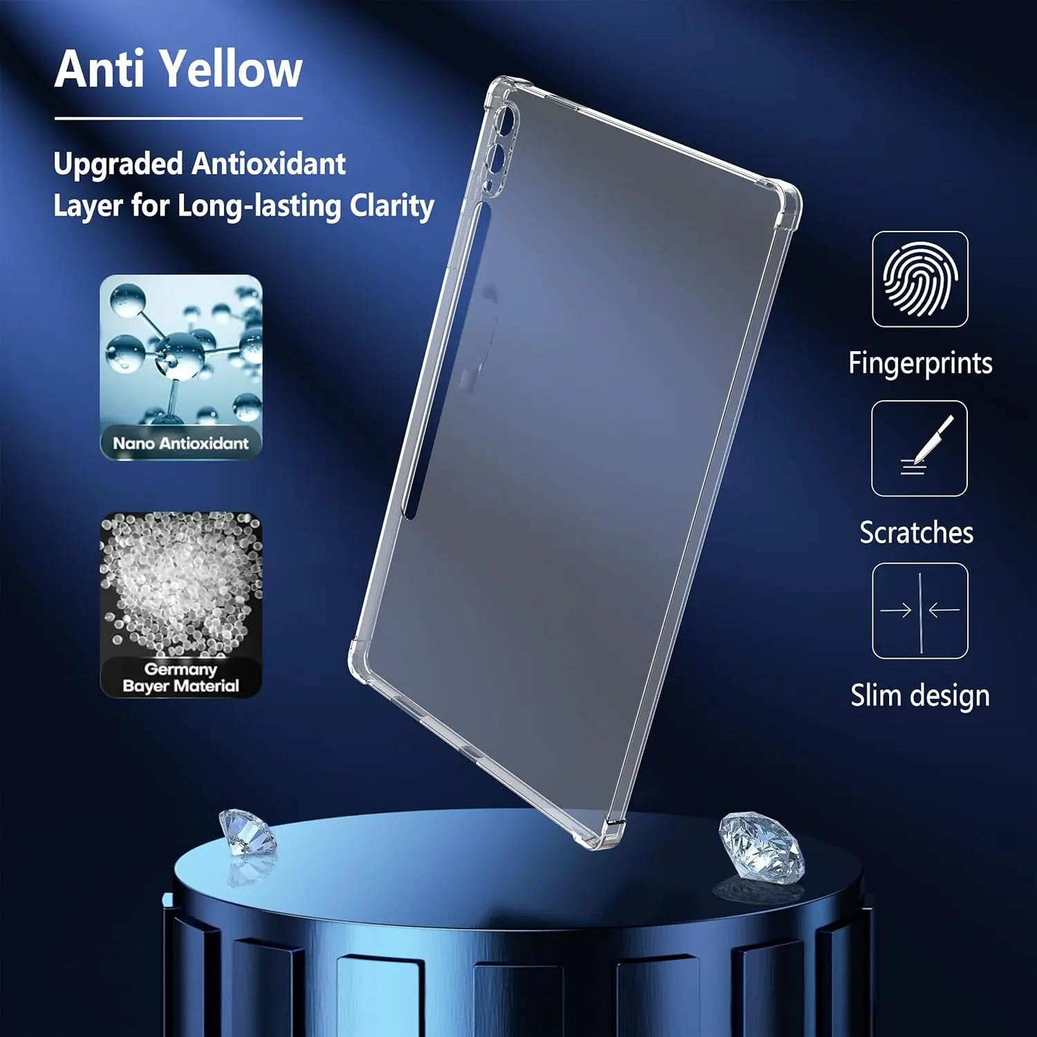 s8 ultra thin transparent flexible shockproof anti scratch covers anti yellow-5