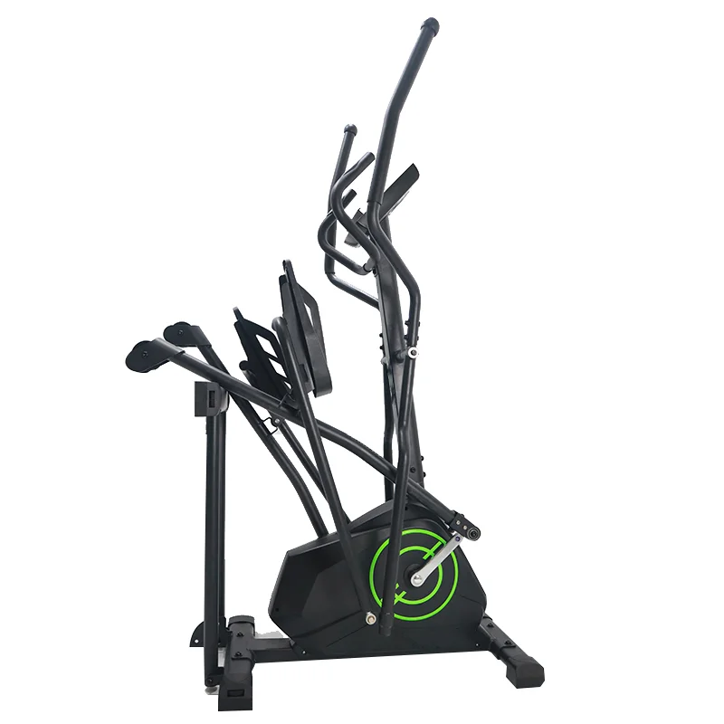 Factory Direct Sale Manual Adjustable Magnetic Resistance Body Shape Cross Trainer Folding Elliptical Machine Gym Bike Equipment
