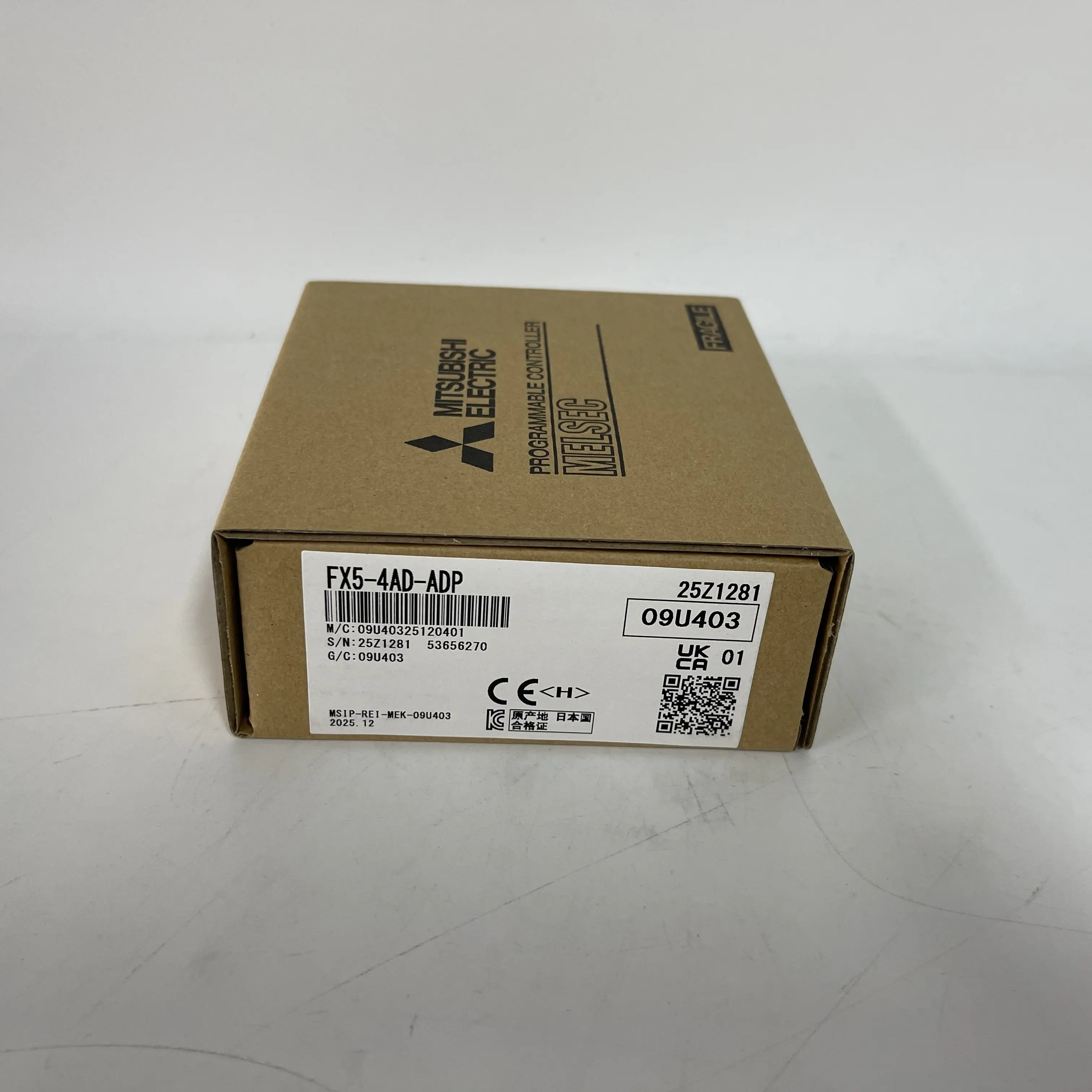 MITSUBISHI PLC Analog Input Adapter FX5 Series FX5-4AD-ADP