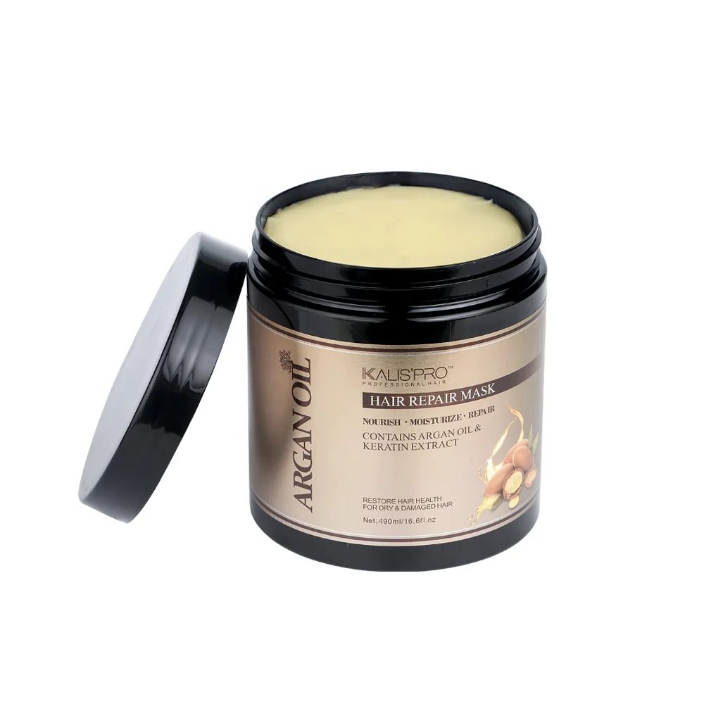 Hydrating Argan Oil Silk Protein Keratin Hair Treatment Mask