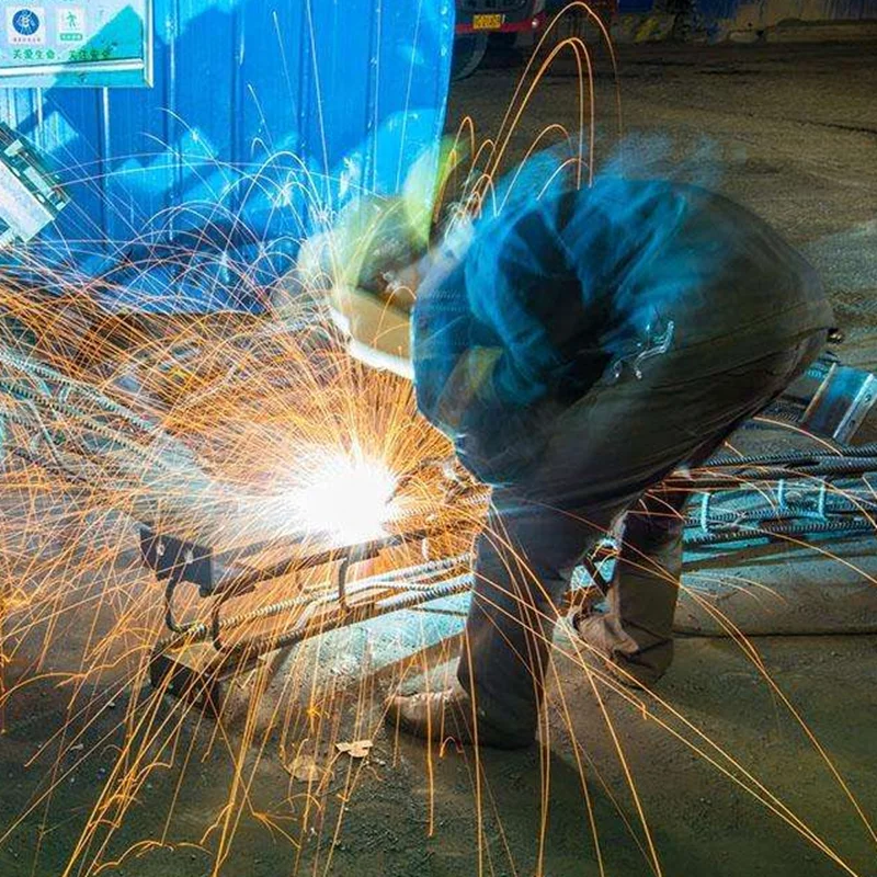 Носимый шлем из воловьей кожи Сварочная шапка кожаная защитная для сварщика