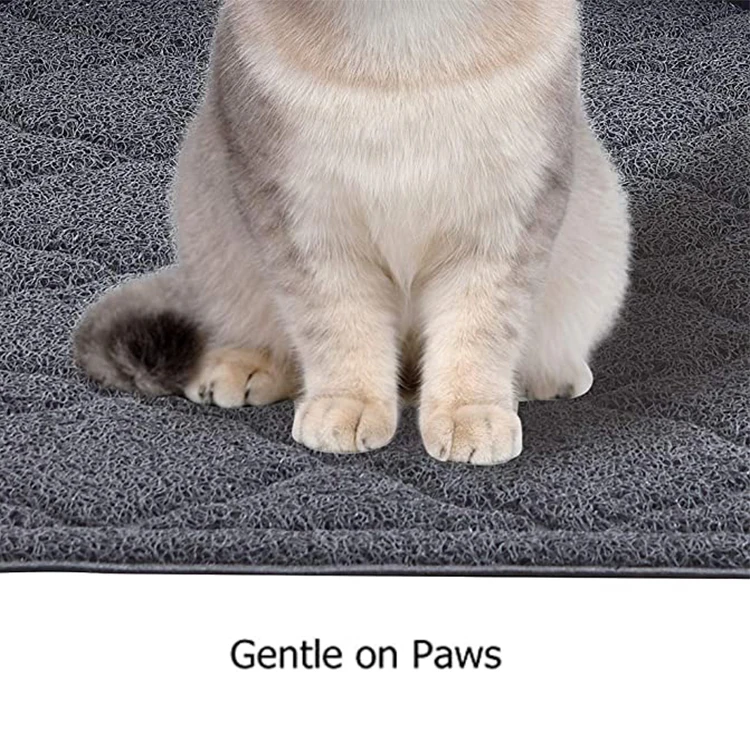 Waterproof Nonslip Custom Colors Pvc Pet Box Litter Mats Cat Sand