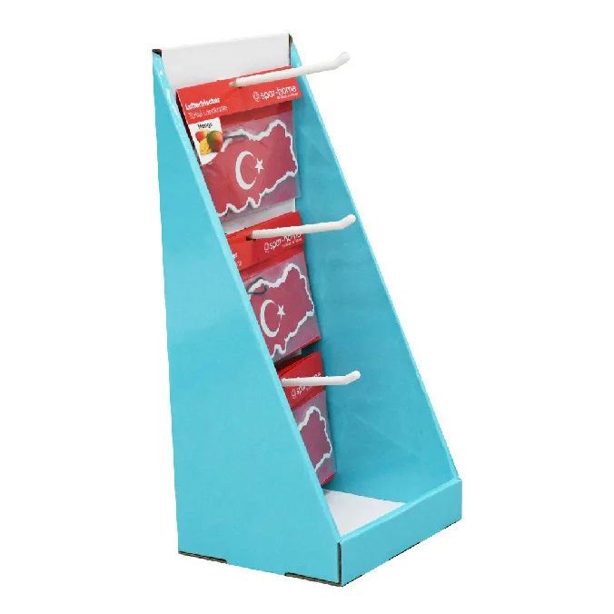 Custom Cosmetics Cardboard Sunscreen Cream Counter Display Unit Corrugated Paper Display Box