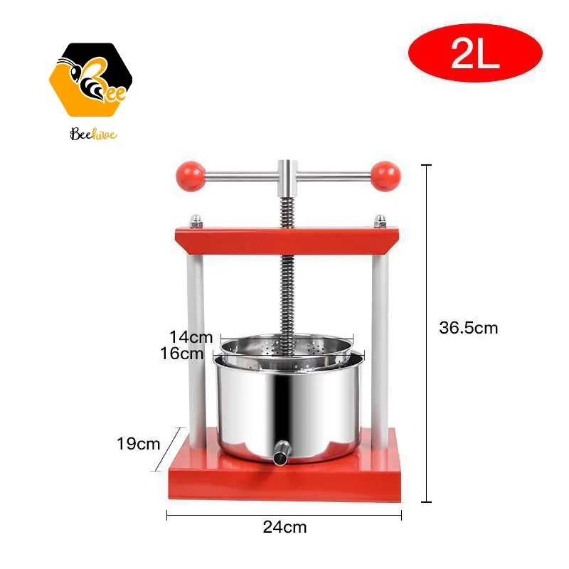 Заводская поставка Ручной пресс для фруктового сока из нержавеющей стали соковыжималка машина приготовления яблочного сидра