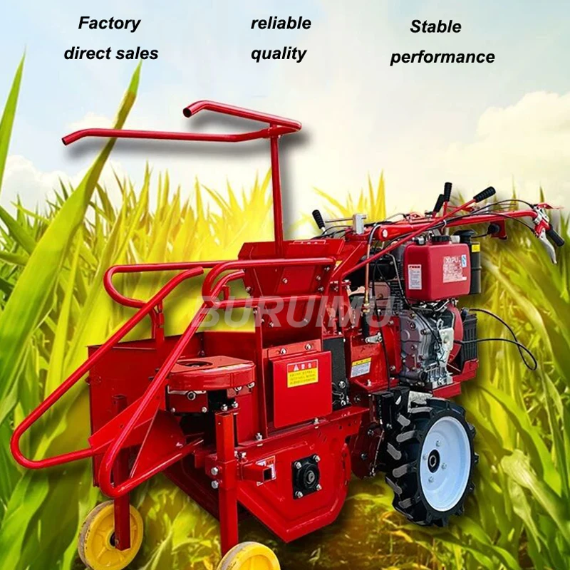 Mini Corn Picking Machine Combine Corn Harvest Maker Self Propelled Corn Picker
