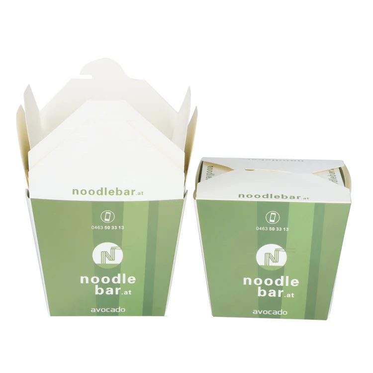 Wholesale Custom Printed Logo Food Container Paper Food Packaging Take Out Snack box