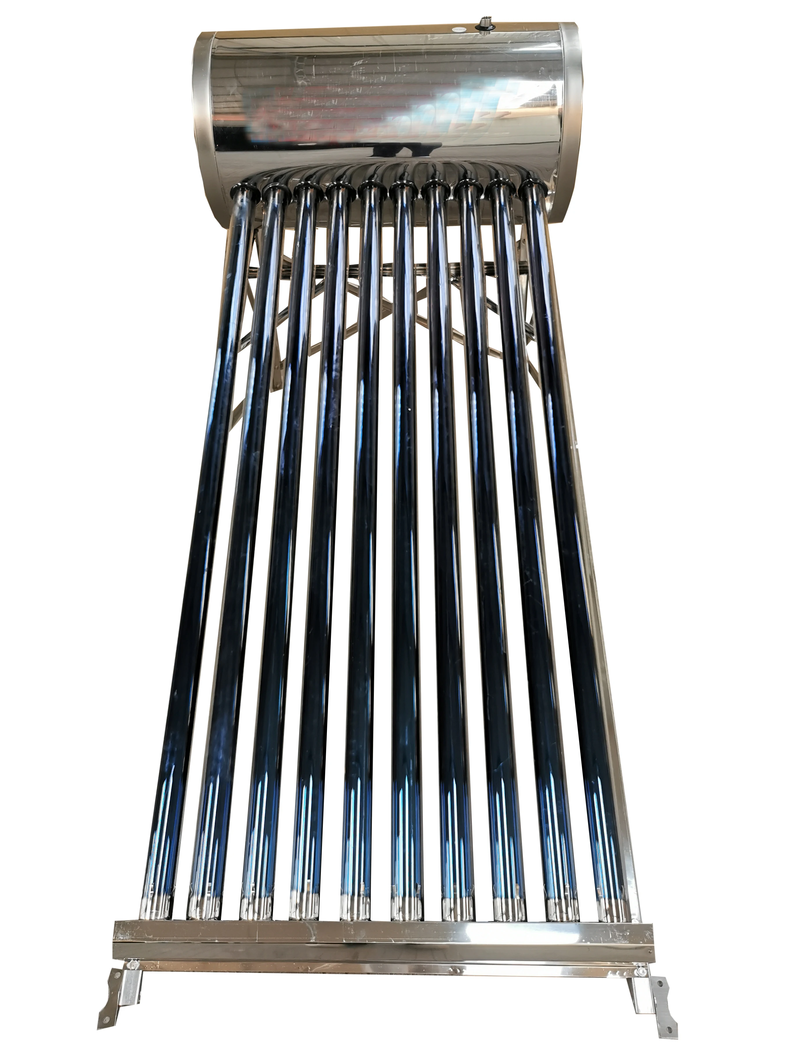 Factory Price Small Frame 80L Solar Water Heater Roof Frame Calentadores De Agua Solares Low Pressure Sun Power Water Heater