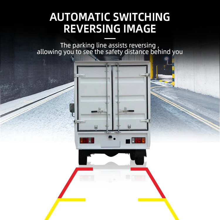 Wemaer BSD 10.1 Inch 4 Channel AHD Quad Monitor Video Recorder Reverse Rearview Camera for Truck Vehicle School Bus supplier