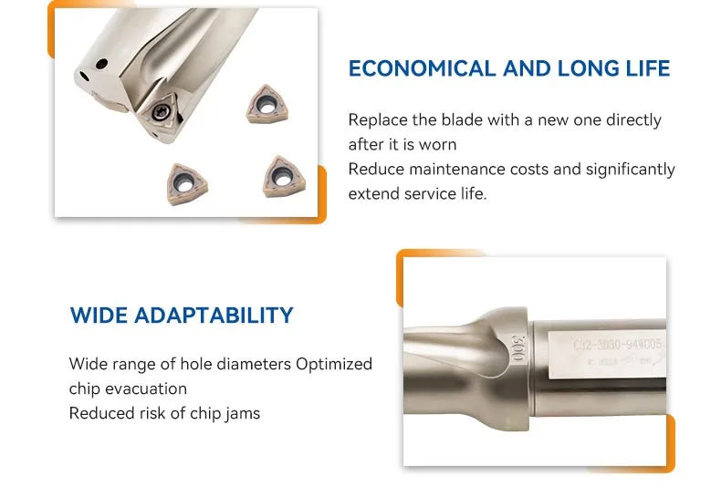 Crown Drill Bit Set High Efficiency High Speed Steel Insert Tungsten Carbide Replaceable Wood Hole Drilling Plastic Metal Steel 11
