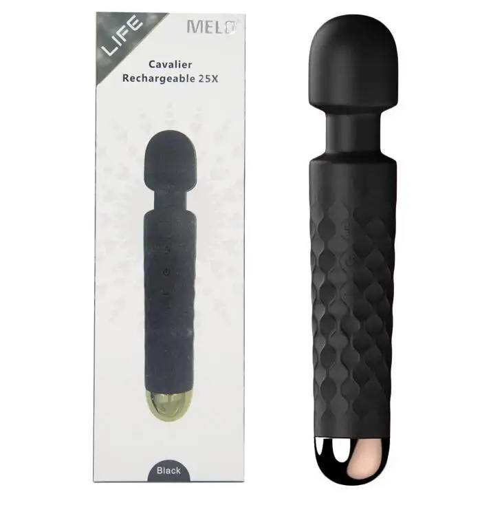 Personal Wand Massager MELO Handheld Cordl Waterproof USB Rechargeable Massage 20 Vibration Patterns 8 Speeds for_voghion.com