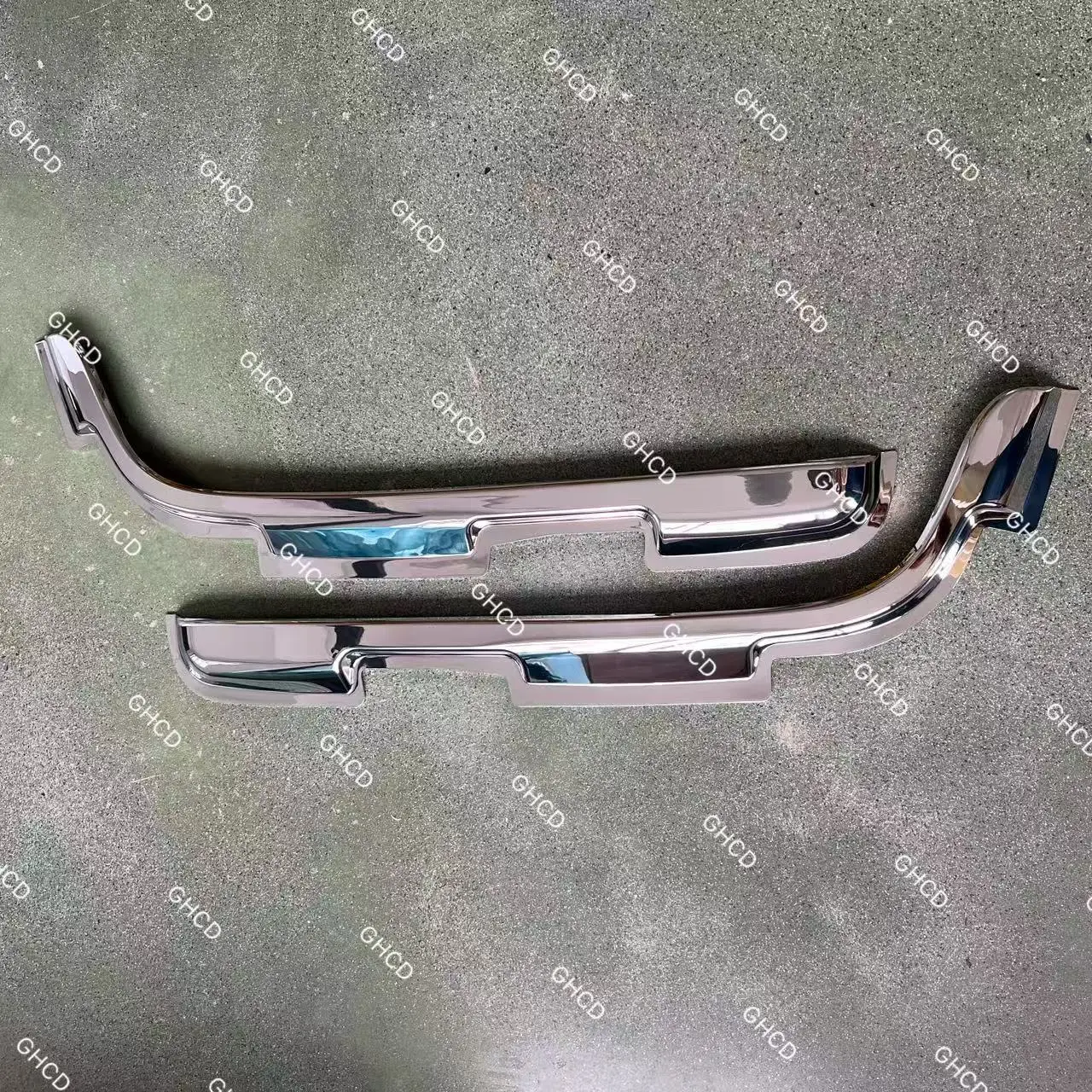 GHCD High Quality Factory Price Isuzu NPR/700P/HINO/MITSUBISHI/NISSAN Japanese Truck Sun Visor Chrome-Plated Holes New Plastic
