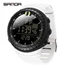 5 Black Case Black Dial White Band