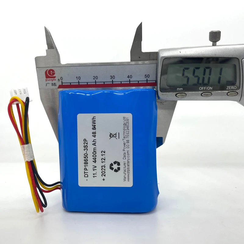 11.1v 4400mah li-ion battery 3s2p icr18650