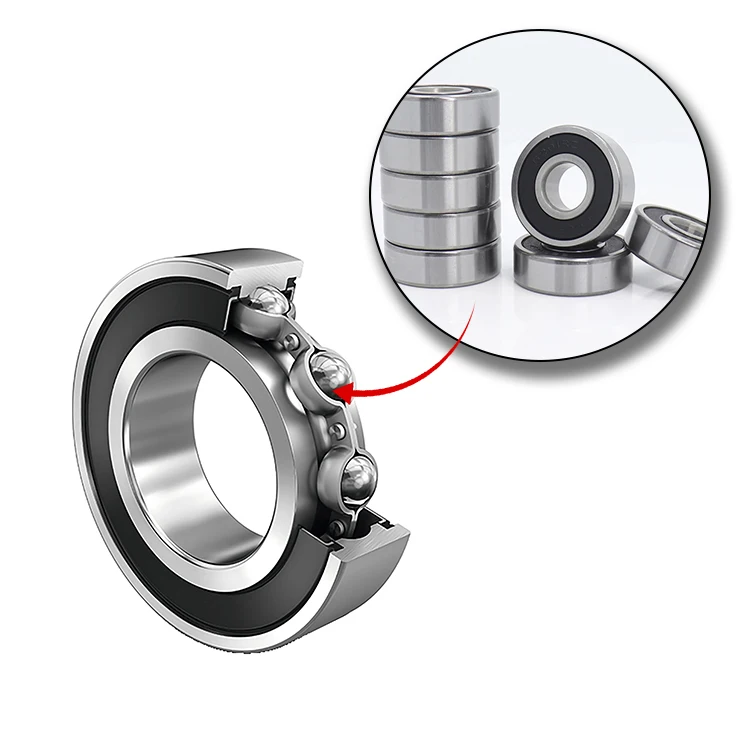 Single Row 6204 2rs C3 6204 Rk 6204-2z/c3 6204 Zz 6204 Zzc3 6204 rs 6204 2z Deep Groove Ball Bearing