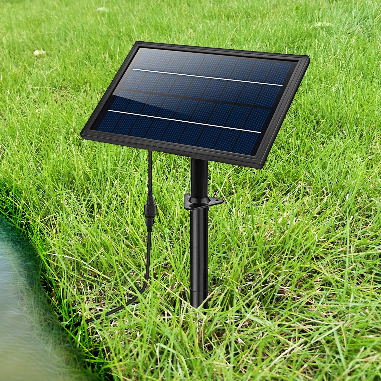 Remote Control Solar Mini Fountain Kit Garden Backyard Outdoor Landscape  Atmospheres Multiple Color Smart Water Pump