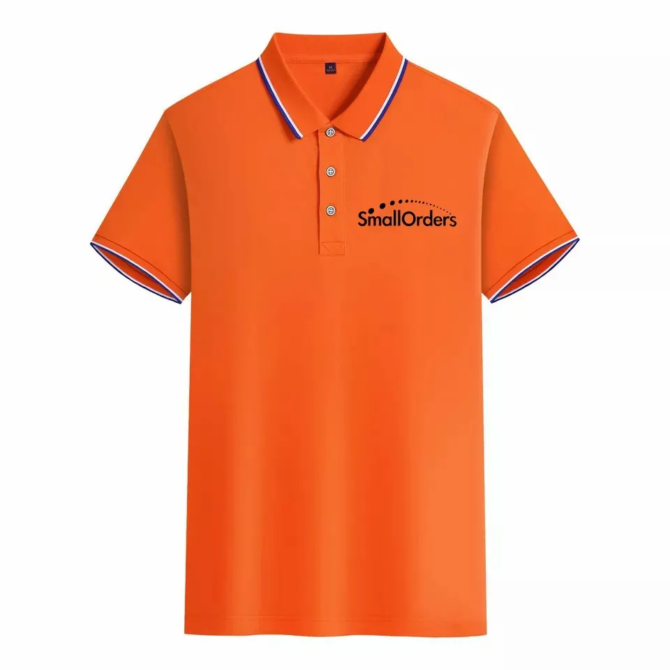 Promotional item blank organic cotton Polo Shirts activities tee shirt personaliser custom logo color plus size men's t-shirt