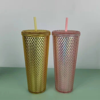 Starbucks Black Gold Glitter Studded Tumbler Cup