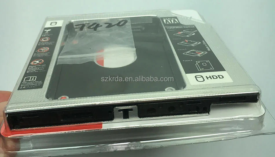 IBM Lenovo ThinkPad T420/T420i Hard Drive Caddy Cover - FRU 04W1637 / P/N 0A65192 New 8 thumbnail image